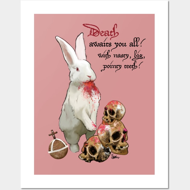 Killer Rabbit of Caerbannog Wall Art by JJacobs